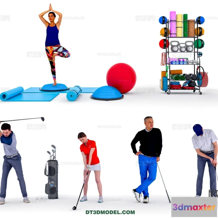 1518378 - OTHER MODELS - SPORTS - 3D Model For Interior Design - 2359 3D Max