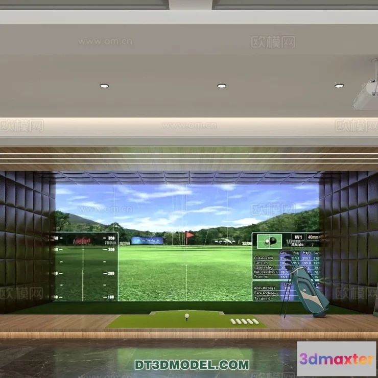 1518380 - OTHER MODELS - SPORTS - 3D Model For Interior Design - 2360 3D Max