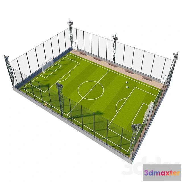 1540105 - Football stadium Mini Stadium 3D Max