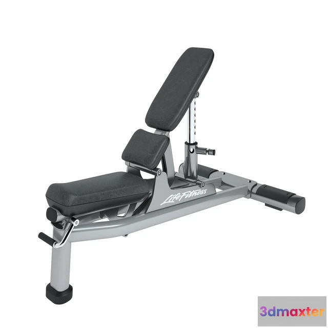 1549287 - Life Fitness Signature Series Multi Adjustable Bench 3D Max