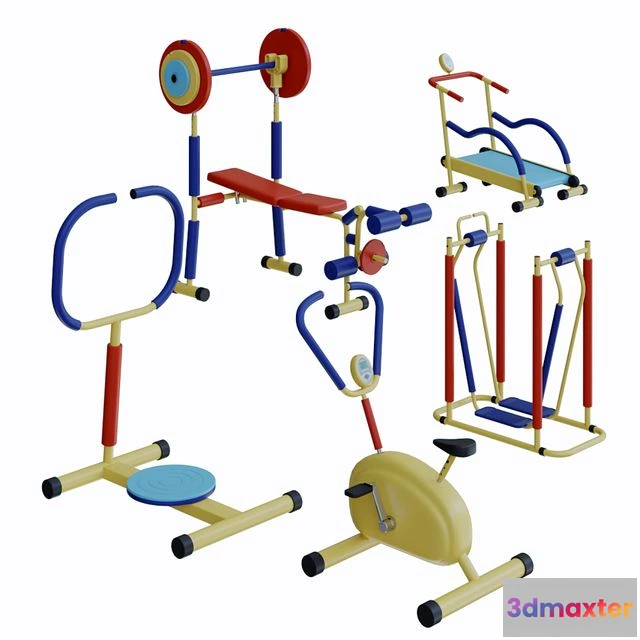 1552507 - Simulators for children 4-6 years 3D Max