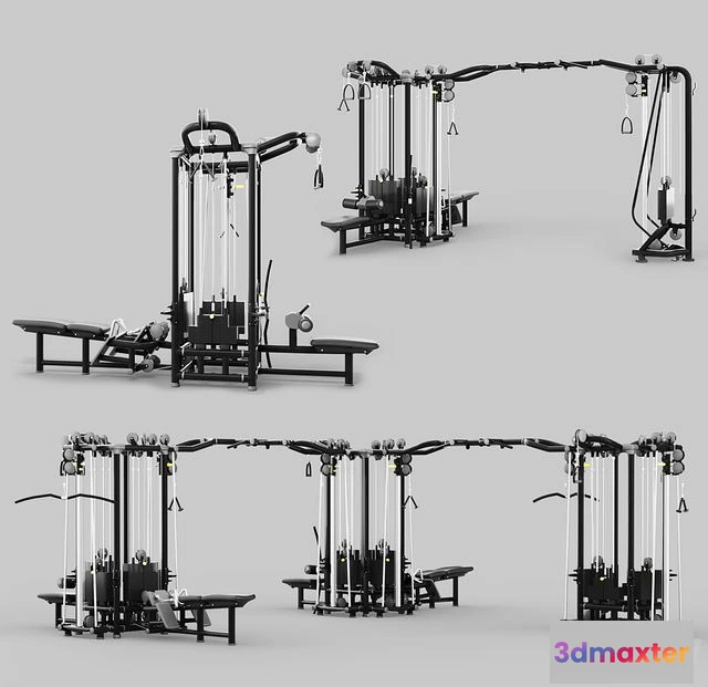 1553867 - Cable Stations range 3D Max
