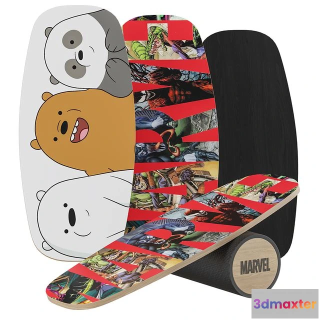 1568644 - Balanceboard Ex-board Ora 3D Max