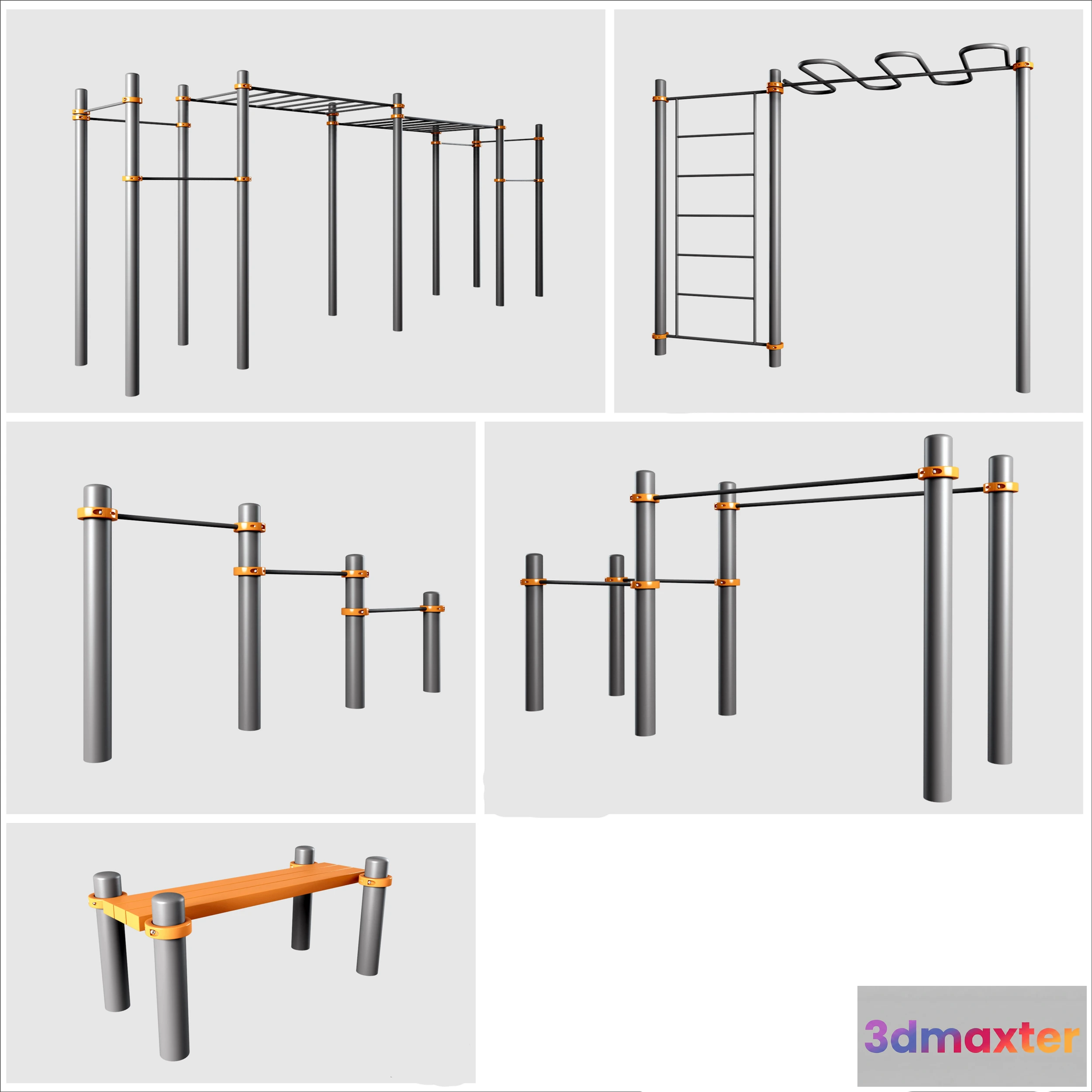 1666820 - other-models - GYM workout set-2 3D Max