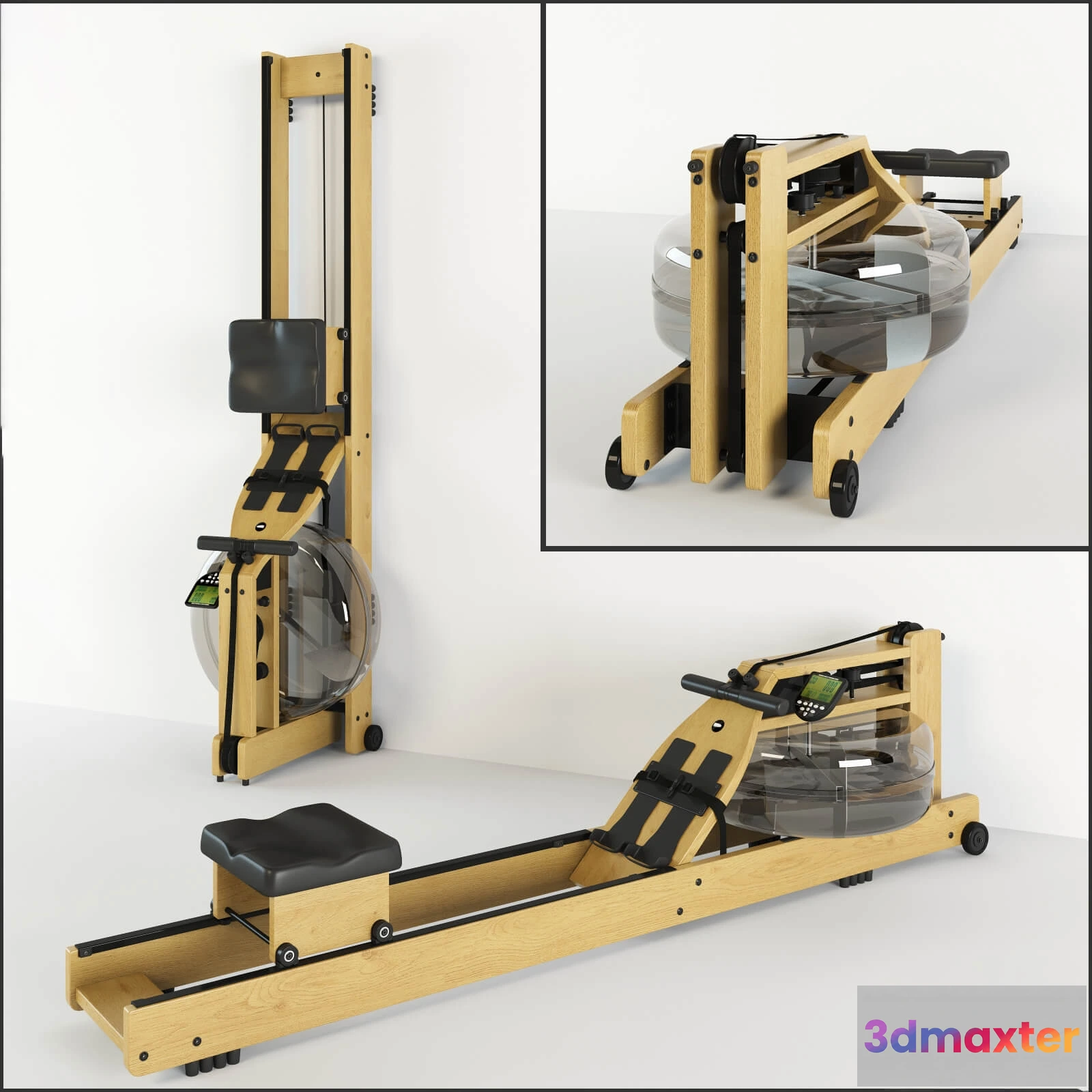 1666858 - other-models - WaterRover rowing machine 3D Max