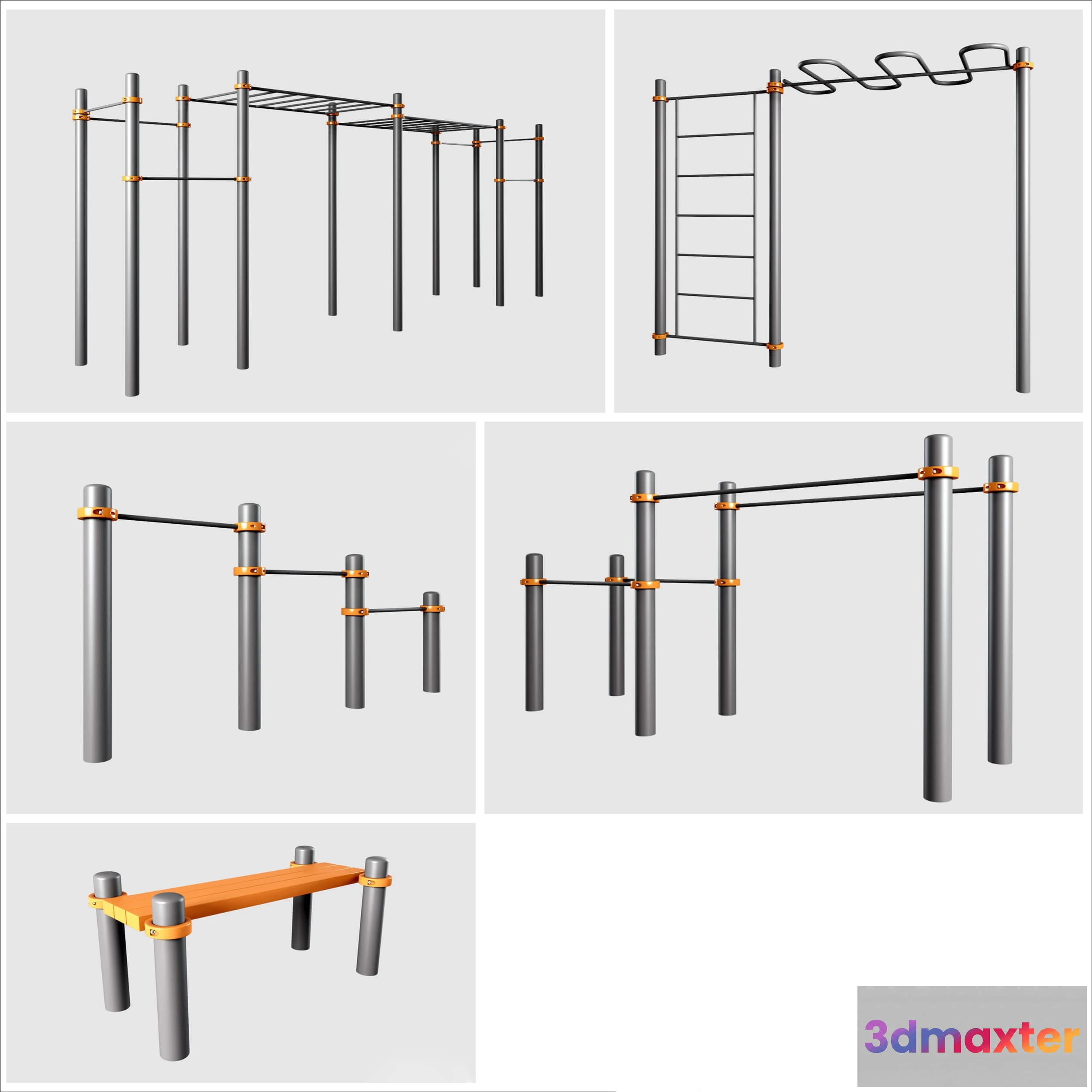 1666908 - other-models - GYM workout set-1 3D Max