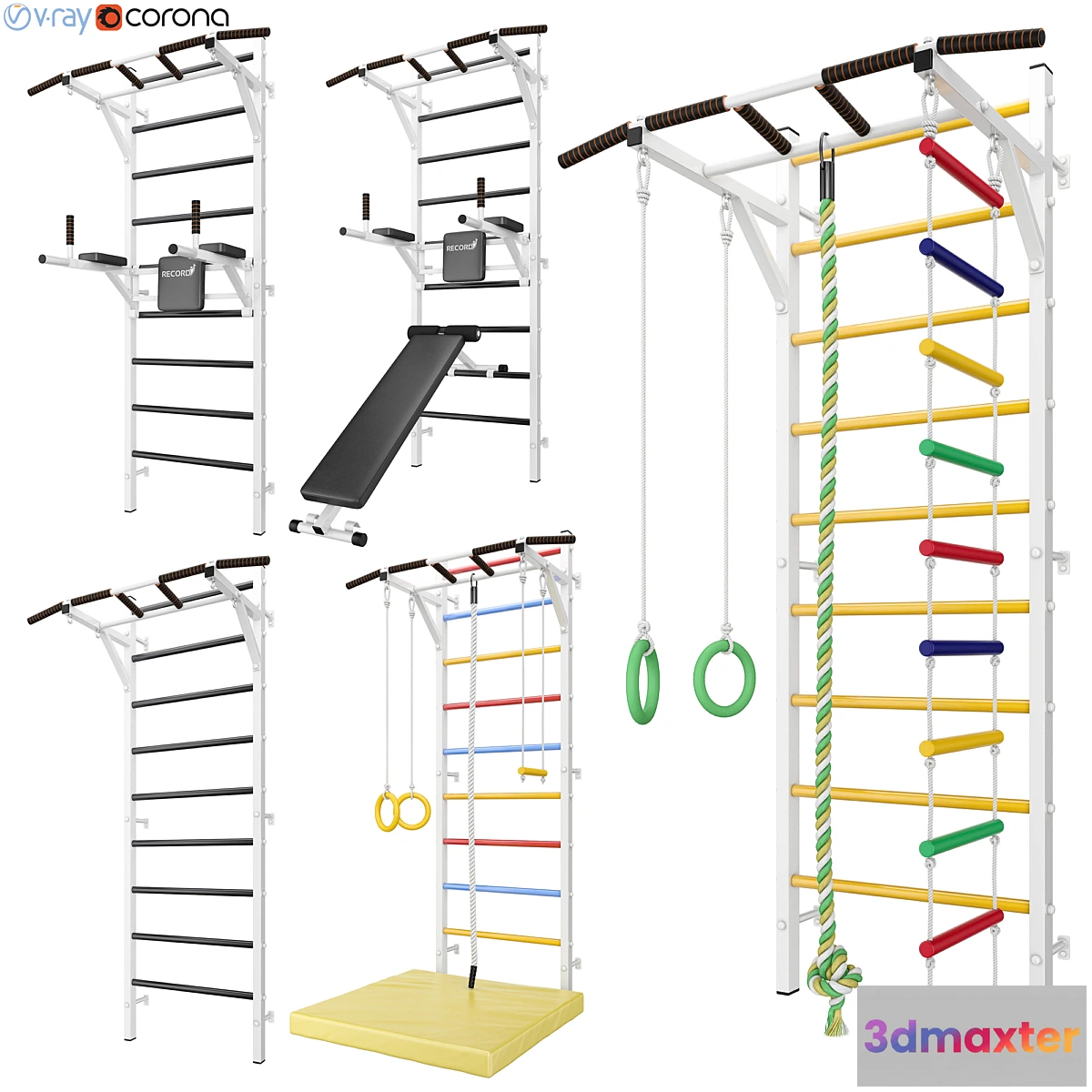 571308 - Record Monolith wall bars set 1