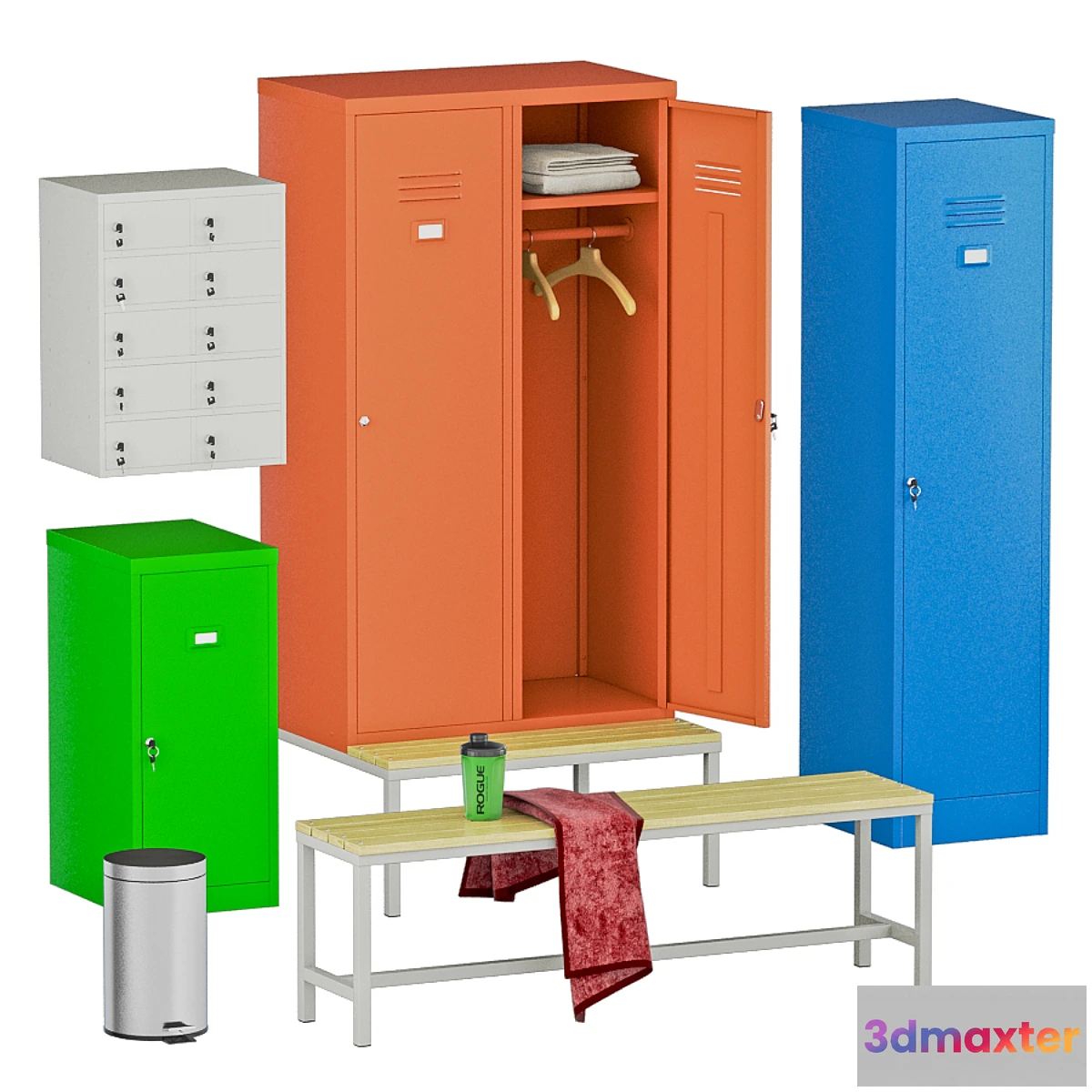 665147 - Locker room set