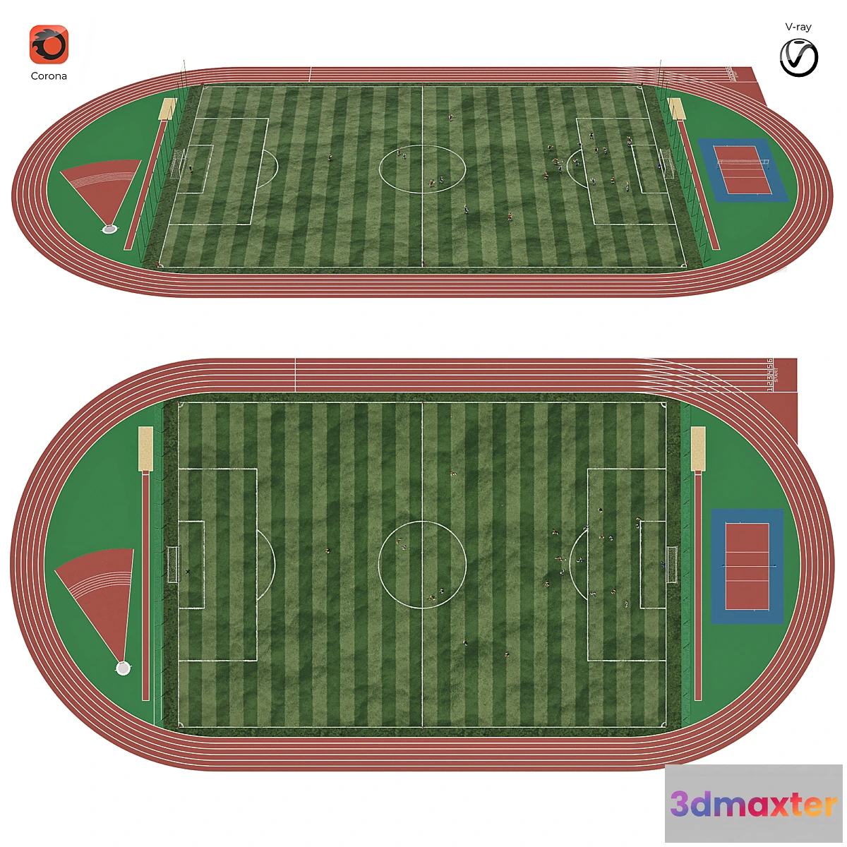682490 - Football field with players