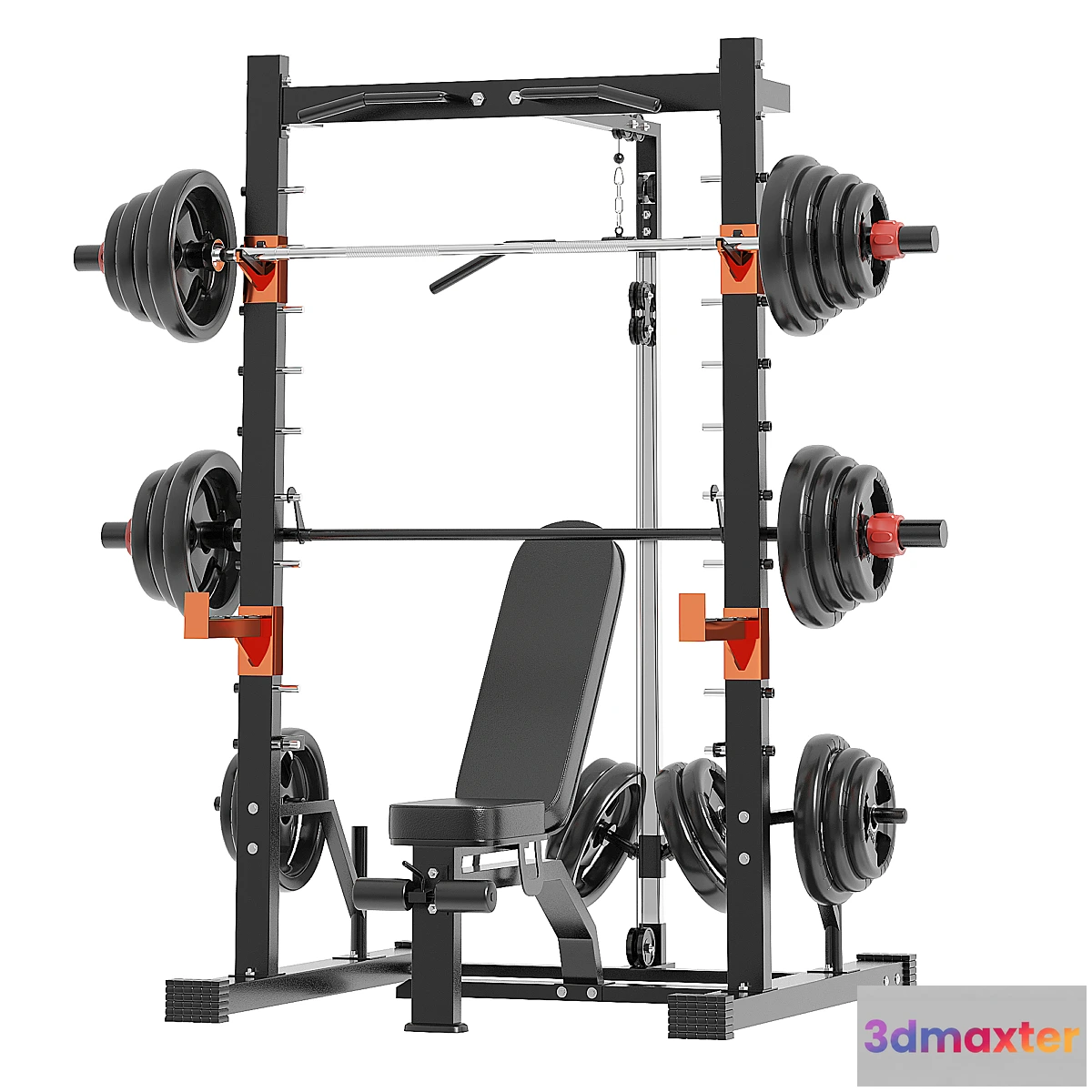 706332 - Smith machine power frame