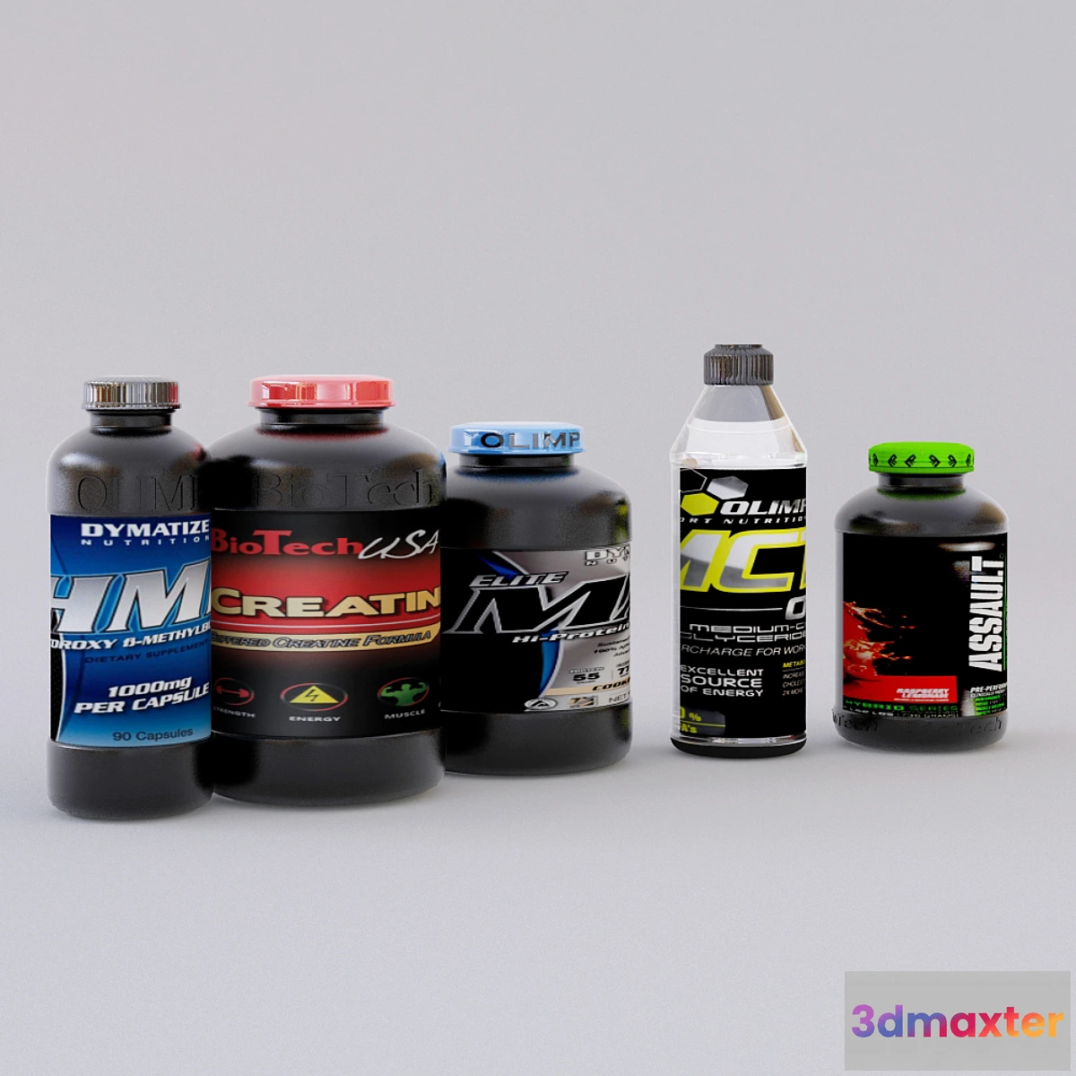 803726 - Gym supplements bottle