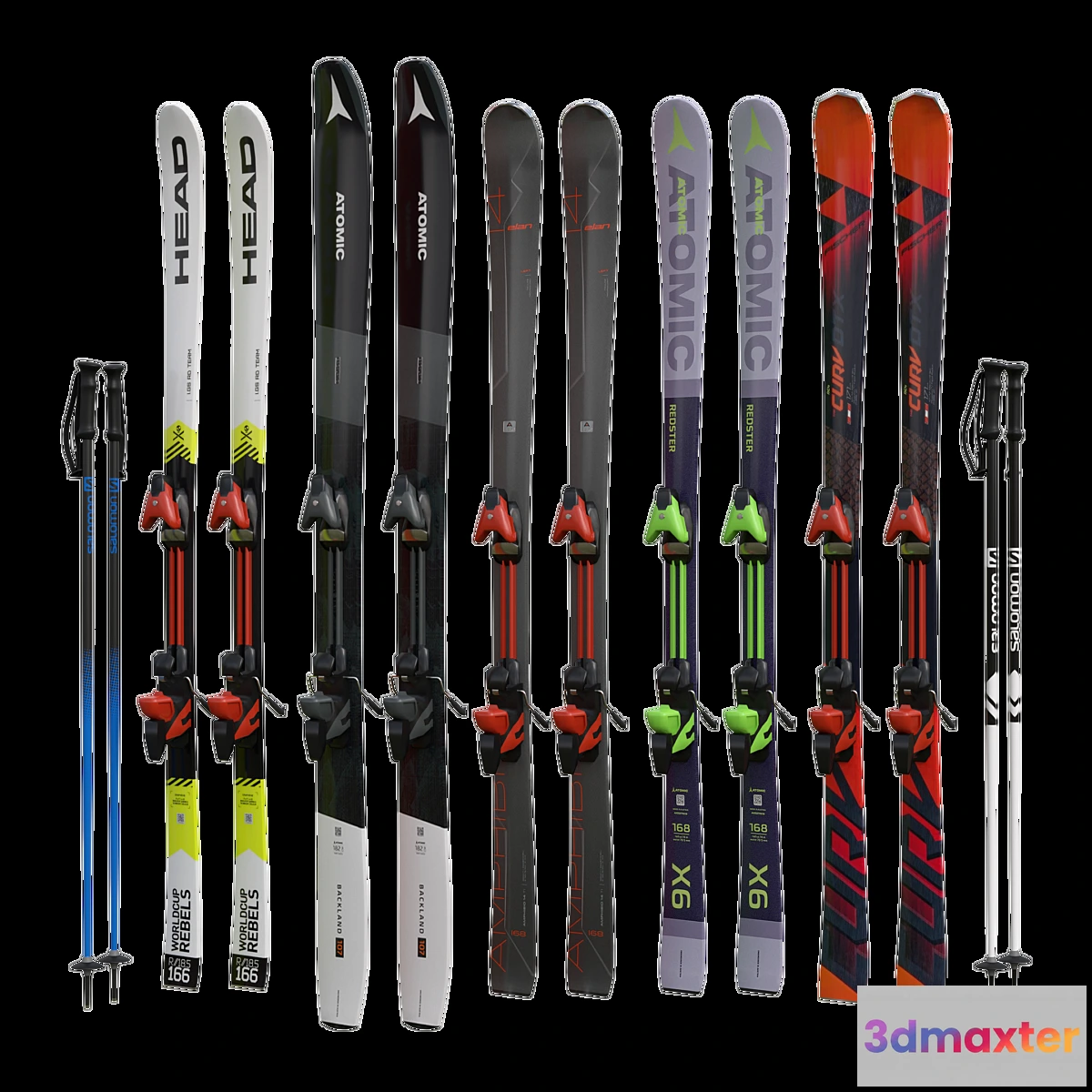 847811 - Alpine skiing and sticks - No.3