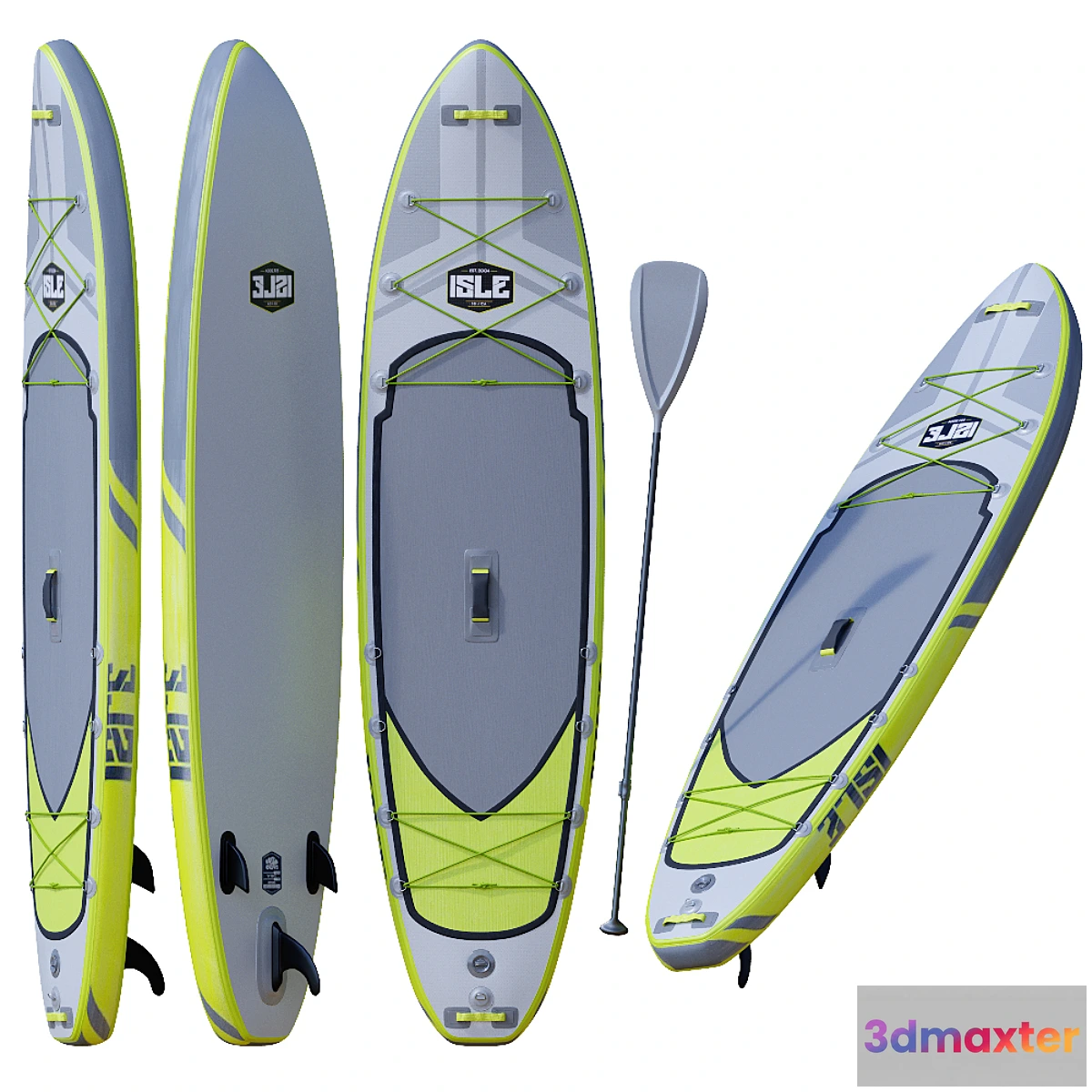 857517 - ISLE Explorer Inflatable Paddle Board Package - No.3
