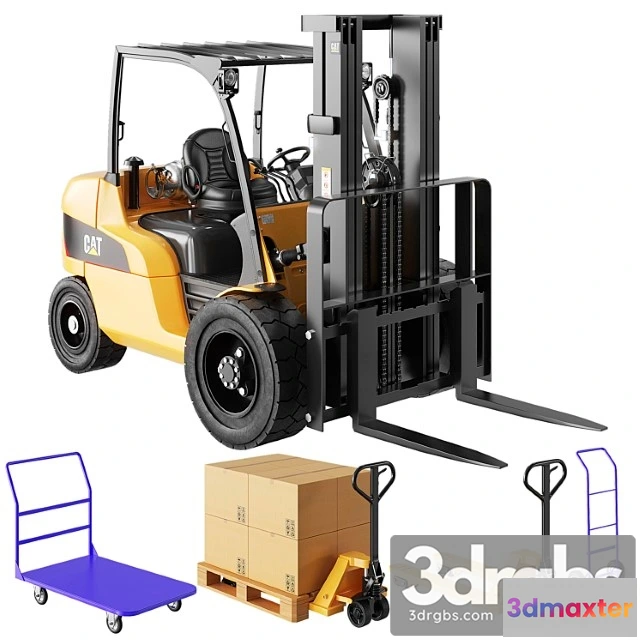 1007610 - Cat Forklift Manual Loader And Warehouse Carts Kit