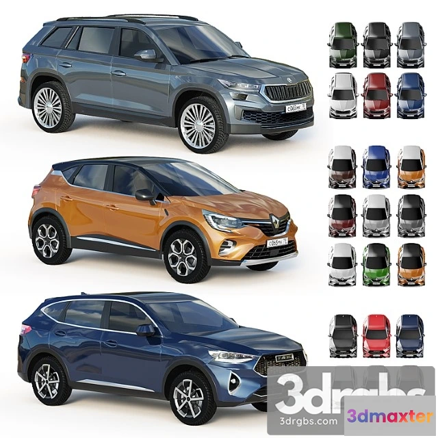 1058720 - Midpoly cars set 3