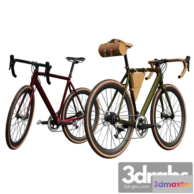 1058730 - Modern bicycle in two shades