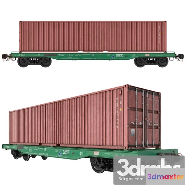 1058754 - Platform-wagon 13-192-03