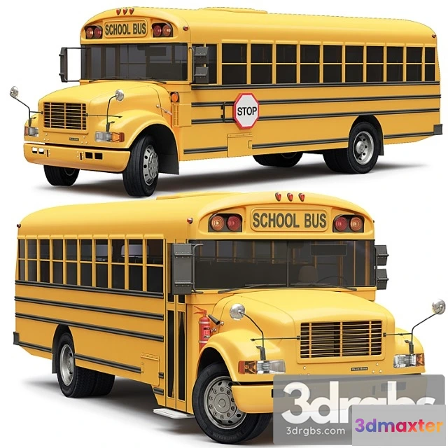 1058806 - School bus blue bird