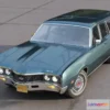 1179134 - AMERICAN CLASSIC CAR - montego mx wagon 1970 - 3D Model