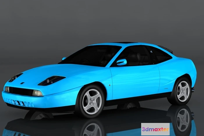 1205928 - CAR - 2000 FIAT Coupe Turbo 3D Model
