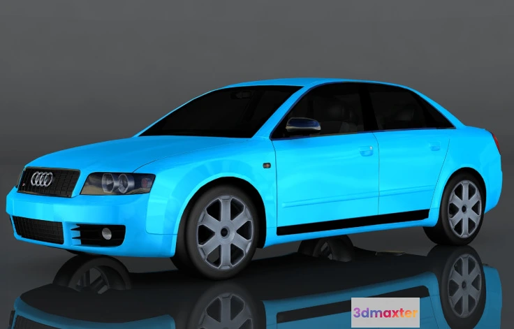 1205942 - CAR - 2004 Audi S4 quattro 3D Model