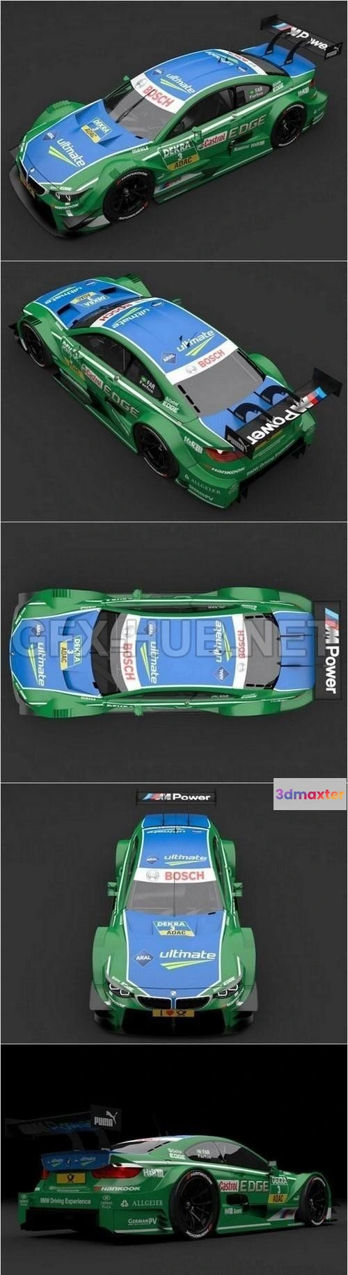 1205948 - CAR - 2014 BMW M4 DTM Farfus 3D Model