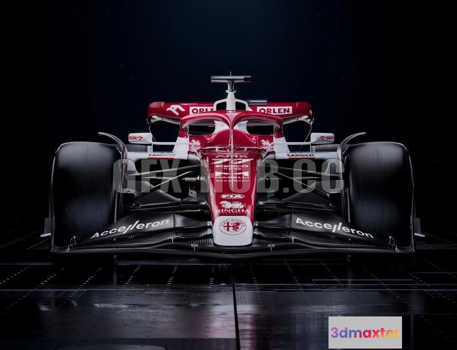 1205954 - CAR - 2022 F1 Alfa Romeo C42 Team ORLEN 3D Model