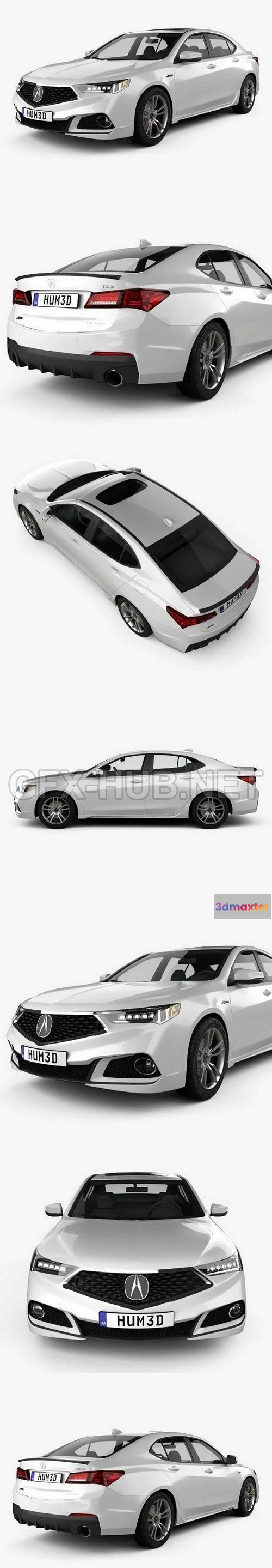 1205996 - CAR - Acura TLX A-Spec 2017  3D Model