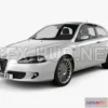 1206000 - CAR - Alfa Romeo 147 3door 2009  3D Model