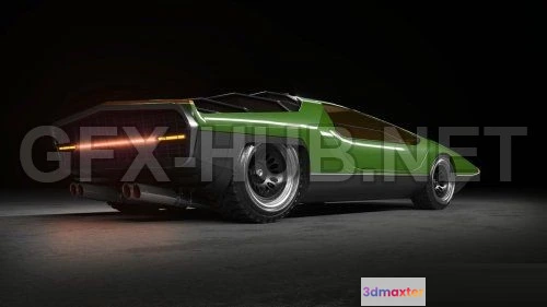 1206006 - CAR - Alfa Romeo Carabo 3D Model