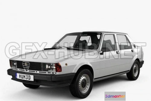 1206016 - CAR - Alfa Romeo Giulietta 1977  3D Model