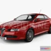 1206024 - CAR - Alfa Romeo GT 2004 3D Model