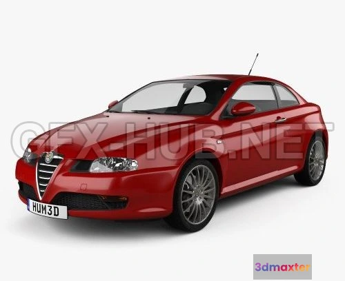 1206024 - CAR - Alfa Romeo GT 2004 3D Model