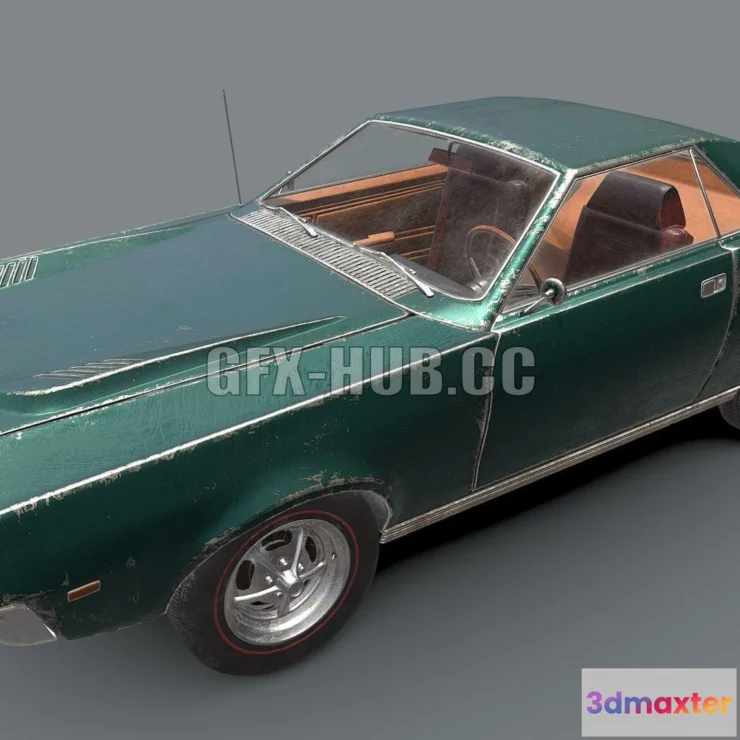 1206030 - CAR - AMC AMX 1968 3D Model
