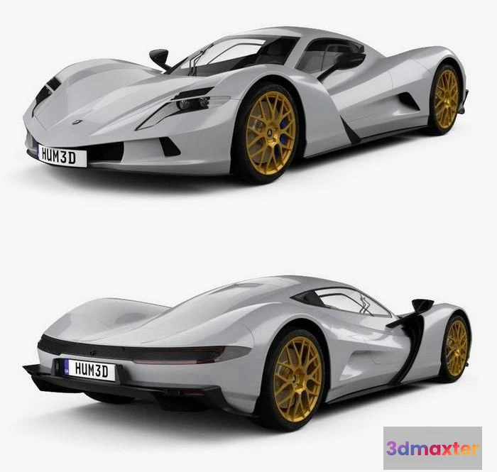 1206050 - CAR - Aspark Owl 2020 3D Model