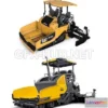 1206052 - CAR - Asphalt Paver 3D Model