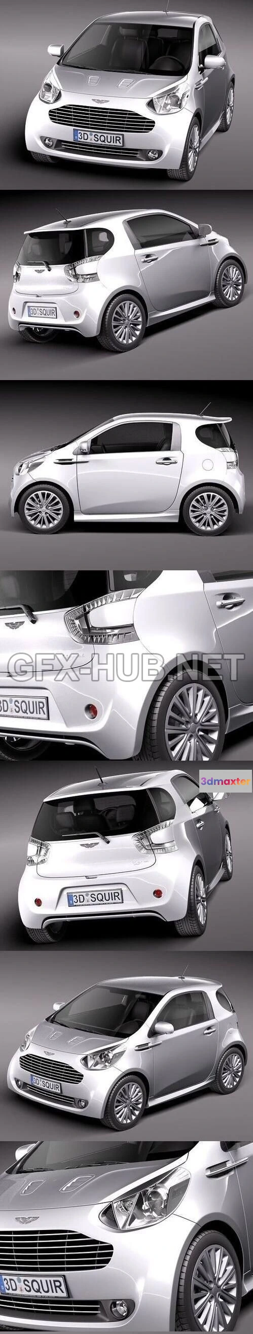 1206054 - CAR - Aston Martin Cygnet 2012  3D Model