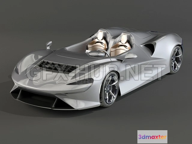 1206064 - CAR - Aston Martin Elva 2021  3D Model