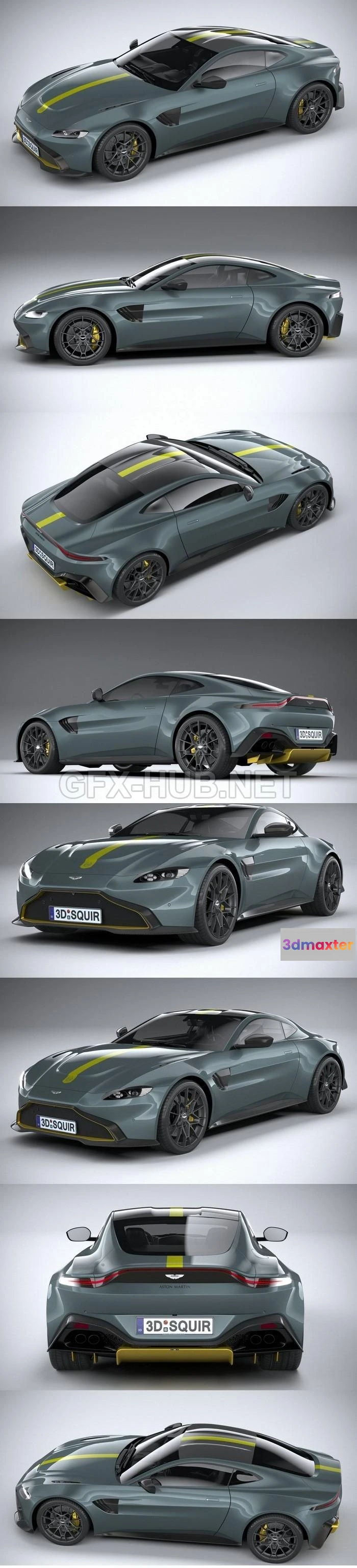 1206072 - CAR - Aston Martin Vantage AMR 2020  3D Model