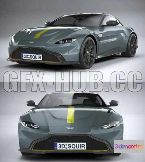 1206074 - CAR - Aston Martin Vantage AMR 2020 3D Model