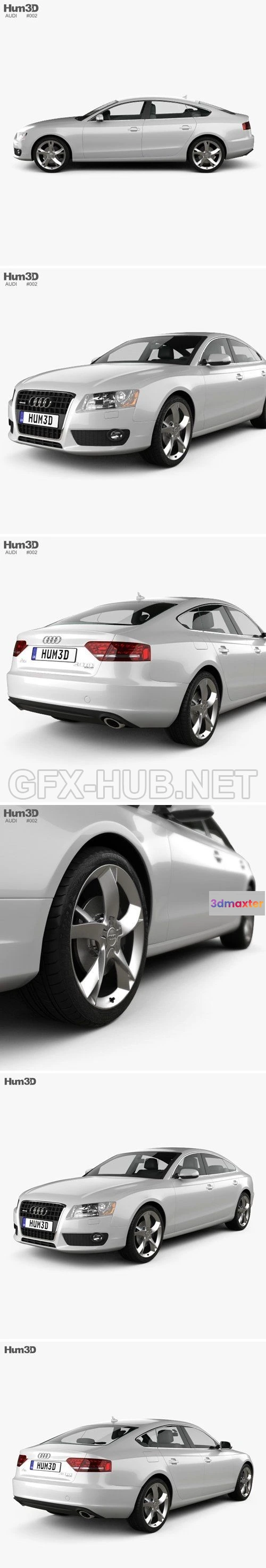1206088 - CAR - Audi A5 Sportback 2010  3D Model