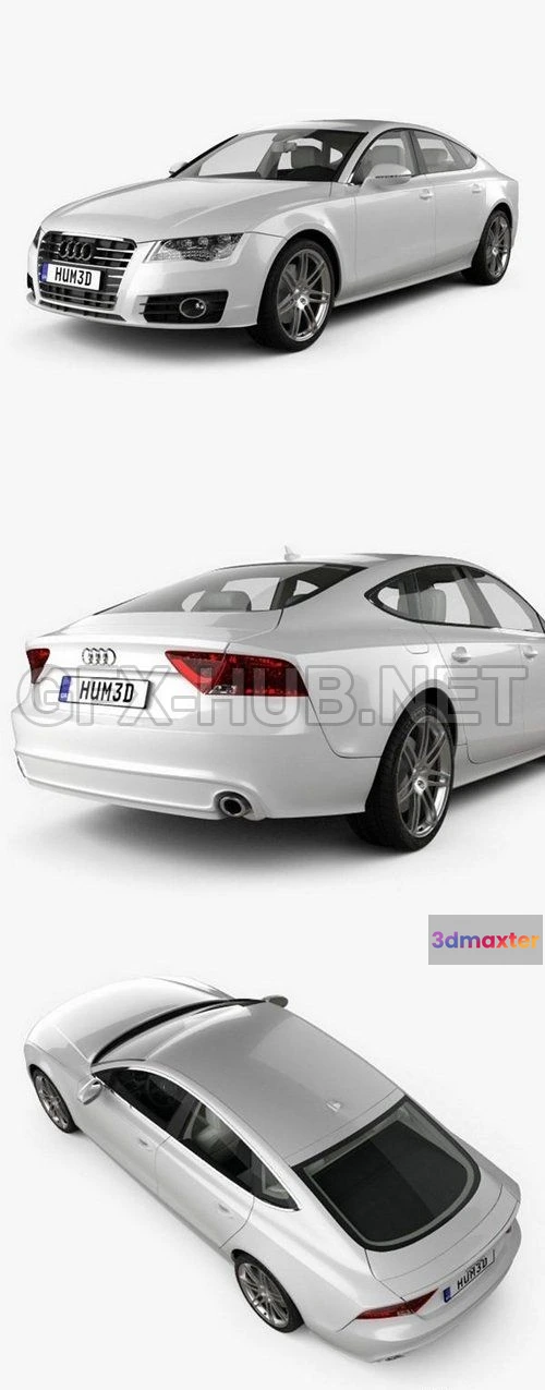 1206100 - CAR - Audi A7 Sportback 2011  3D Model