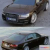 1206104 - CAR - Audi A8 2014 3D Model