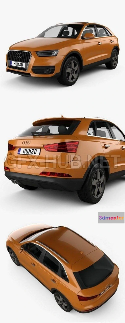 1206122 - CAR - Audi Q3 2011  3D Model
