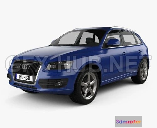 1206128 - CAR - Audi Q5 2009  3D Model