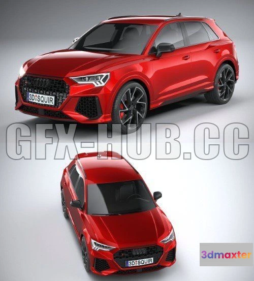 1206144 - CAR - Audi RS Q3 2020 3D Model