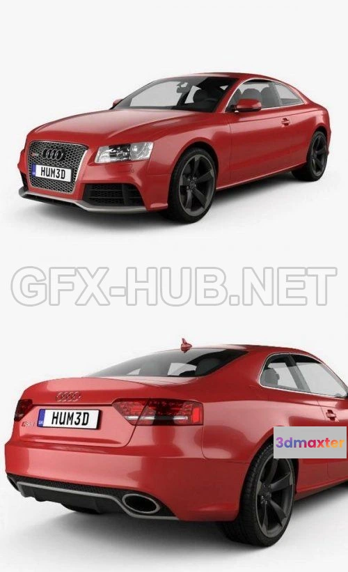 1206154 - CAR - Audi RS5 2011 3D Model