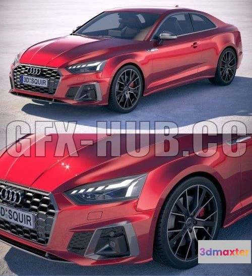 1206170 - CAR - Audi S5 Coupe 2020 3D Model