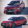 1206176 - CAR - Audi S6 Avant 2020 3D Model