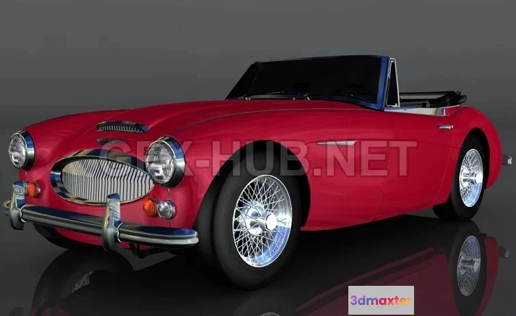 1206192 - CAR - Austin-Healey 3000 3D Model
